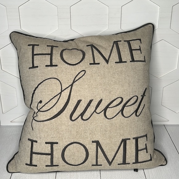 Home SWEET Home Zipper Pillowcase Decorative Accent Pillowcase 18 x 18” - Picture 5 of 9